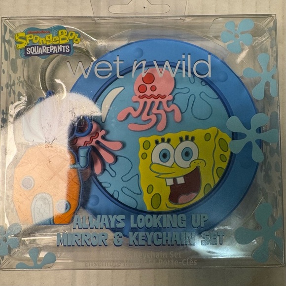 Wet N Wild SpongeBob Face Mirror and Keychain Set - Always Looking Up - Picture 6 of 8